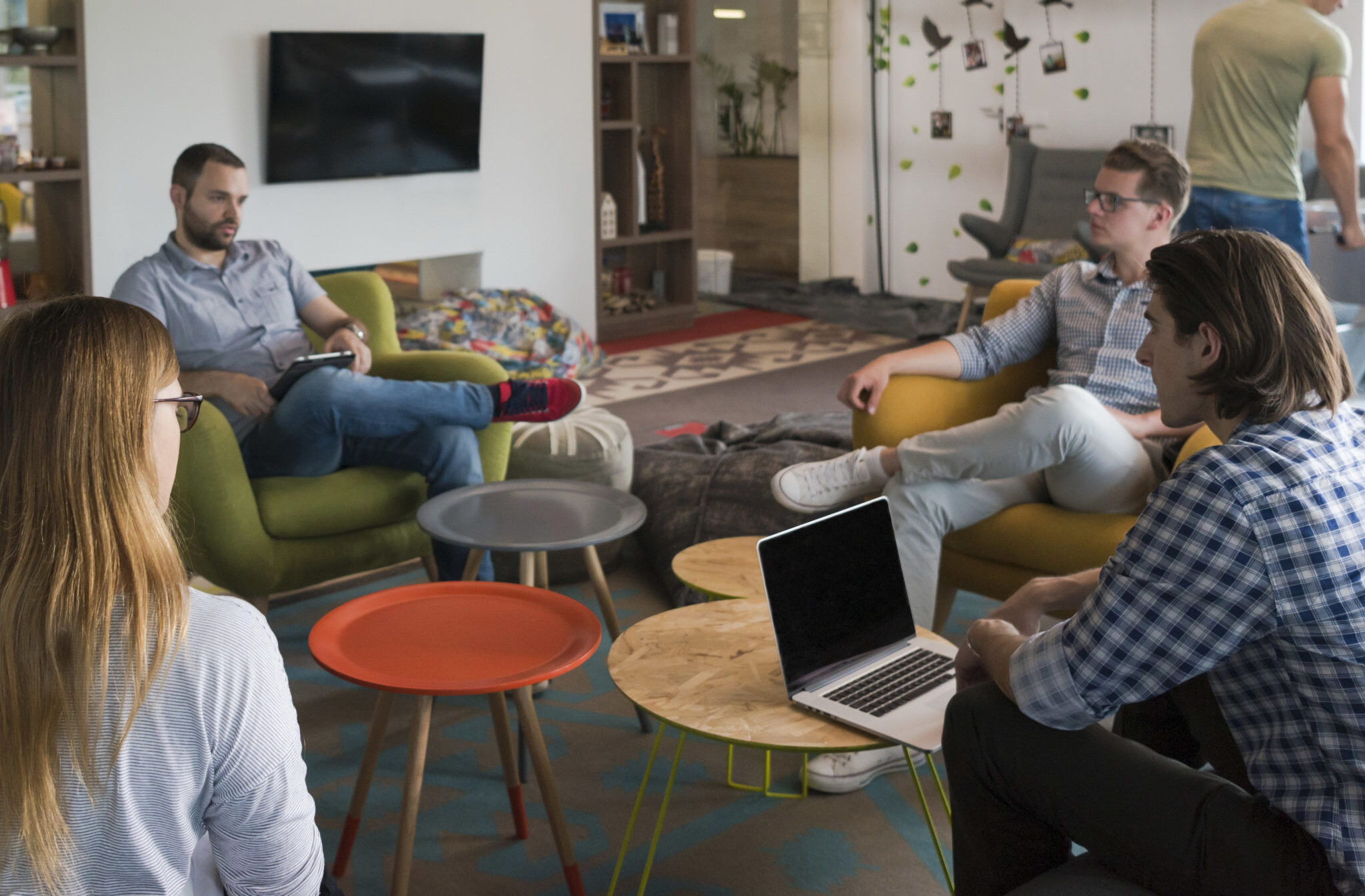 team meeting and brainstorming